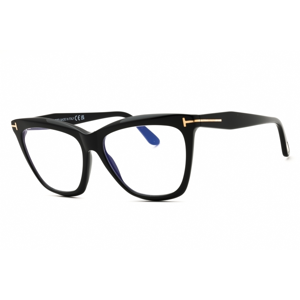 NWT Tom Ford FT6064-B Black Cat Eye 56mm Eyeglasses